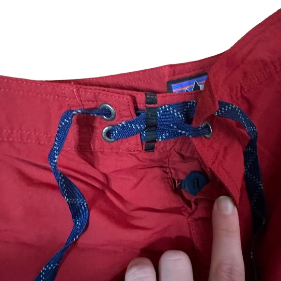 Patagonia Vintage Red Nature Board Shorts Size 34 - Picture 4 of 6